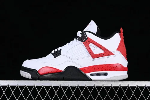 All categories Air Jordan Jordan series basketball shoes Air Jordan 4 LJR version Air Jordan 4 Red "Cement" AJ4 Joe 4 red cement reverse flame red DH6927-161
